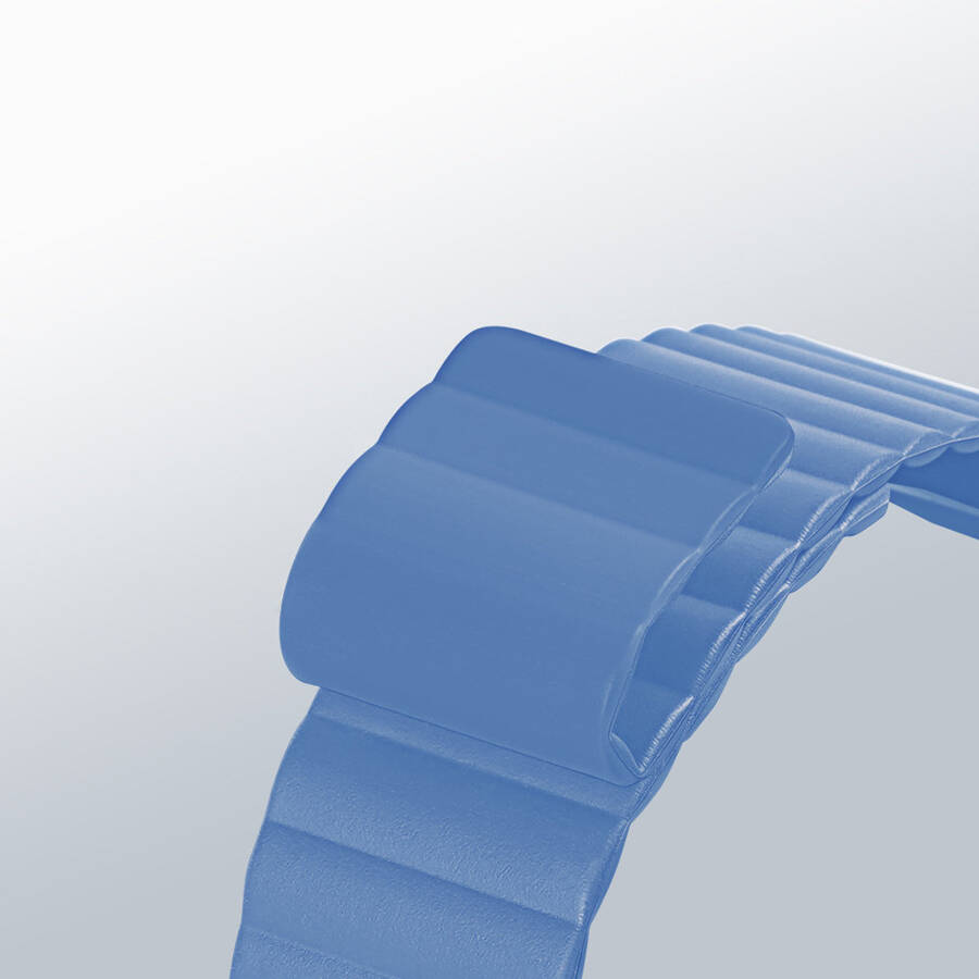 Dux Ducis Magnetic Strap pasek do Watch 7 / 6 / 5 / 4 / 3 / 2 / SE (41 / 40 / 38mm) magnetyczna opaska niebieski (Chain Version)