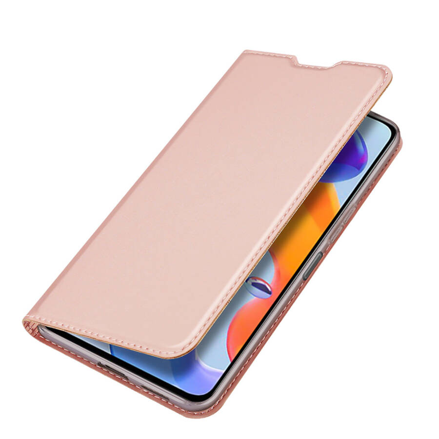 Dux Ducis Skin Pro kabura etui pokrowiec z klapką Xiaomi Redmi Note 11 Pro+ 5G / 11 Pro 5G / 11 Pro różowy