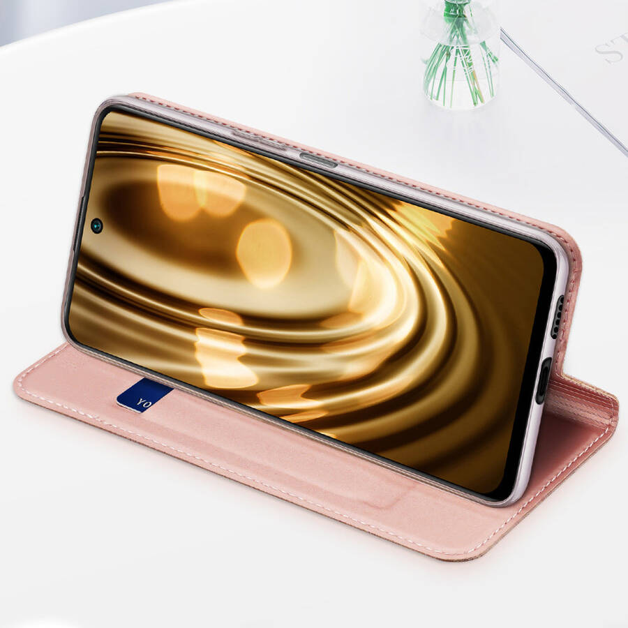 Dux Ducis Skin Pro kabura etui pokrowiec z klapką Xiaomi Redmi Note 11 Pro+ 5G / 11 Pro 5G / 11 Pro złoty