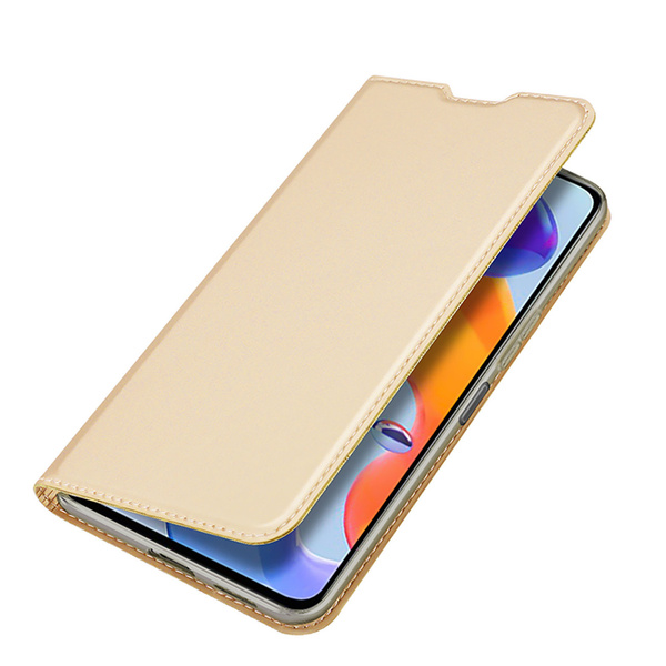 Dux Ducis Skin Pro kabura etui pokrowiec z klapką Xiaomi Redmi Note 11 Pro+ 5G / 11 Pro 5G / 11 Pro złoty