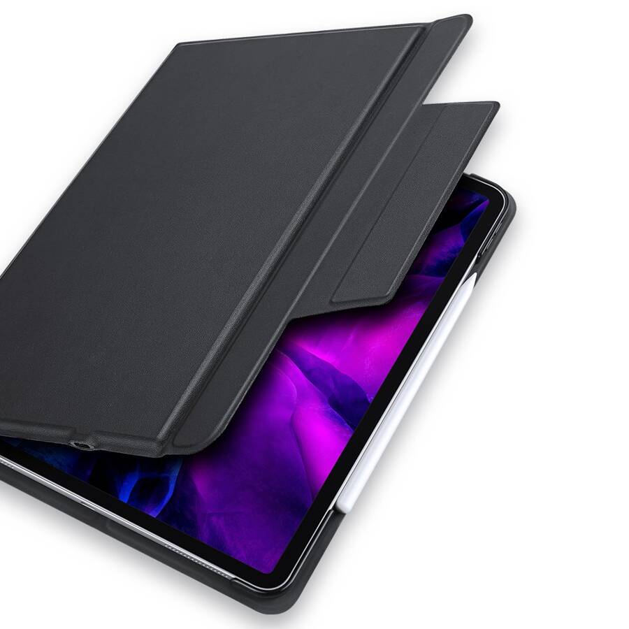 Dux Ducis Touchpad Keyboard Case etui na tablet bezprzewodowa klawiatura Bluetooth iPad Pro 12.9'' 2018 / 2020 / 2021 czarny