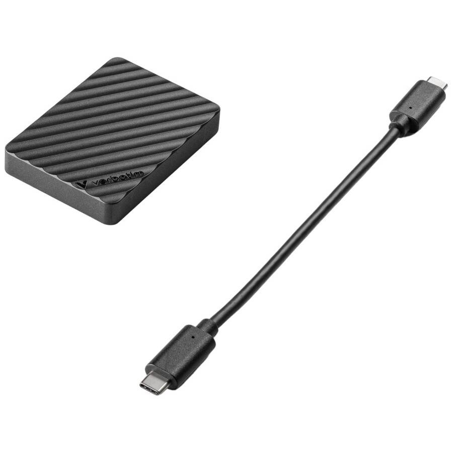 Dysk zewnętrzny Verbatim Store n Go Mini  Stripe USB-C SSD 1Tb czarny 32035