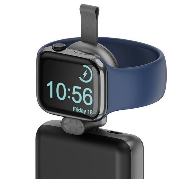 ENERGEA WatchPod 3 kompaktowa ład. indukcyjna do Apple Watch 5W USB-C Fast Charging szary/gunmetal