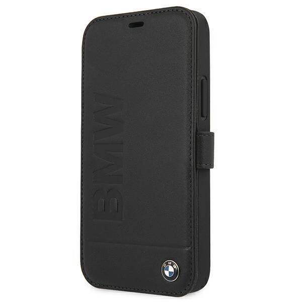 ETUI BMW BMFLBKP12SSLLBK IPHONE 12 MINI 5,4" CZARNY/BLACK BOOK SIGNATURE