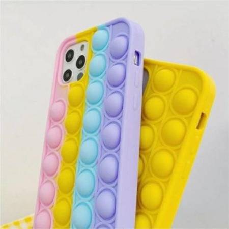 ETUI BUBBLE ANTYSTRESOWE SENSORYCZNE SAMSUNG S21 PLUS PASTELOWY