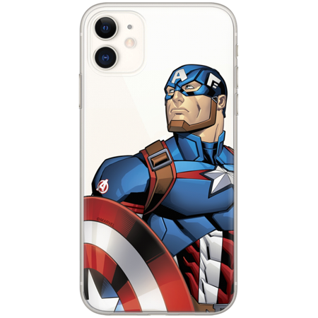 ETUI NADRUK MARVEL KAPITAN AMERYKA 011 IPHONE 11 PRZEŹROCZYSTY 