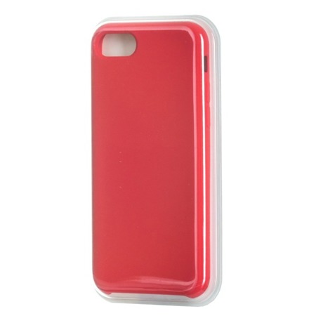 ETUI SILICONE CASE IPHONE XS MAX CZERWONY WYCIĘCIE NA LOGO