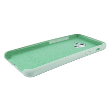 ETUI SILICONE CASE IPHONE XS MAX MIĘTOWY WYCIĘCIE NA LOGO WYPRZEDAŻ