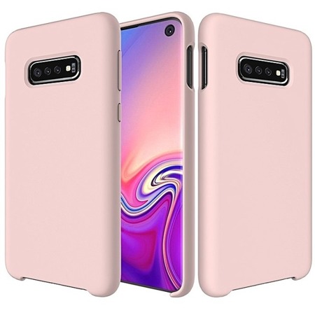 ETUI SILICONE CASE SAMSUNG GALAXY S10E JASNORÓŻOWY POWYSTAWOWY 