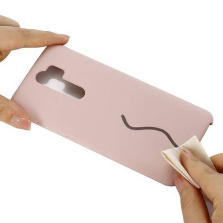 ETUI SILICONE CASE XIAOMI MI NOTE 10 JASNORÓŻOWY 