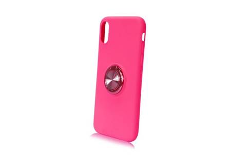 ETUI SILICONE RING IPHONE 11 PRO RÓŻOWY