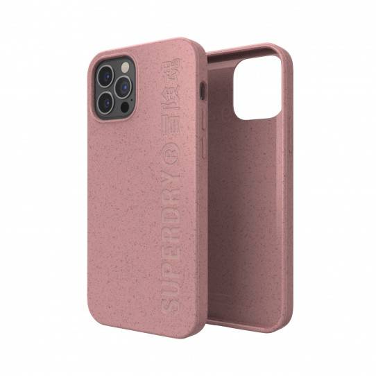 ETUI SUPERDRY SNAP CASE COMPOSTABLE IPHONE 12/12 PRO RÓŻOWY