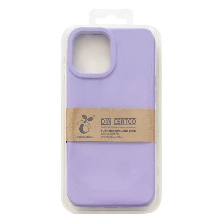 Eco Case etui do iPhone 11 Pro Max silikonowy pokrowiec obudowa do telefonu fioletowy