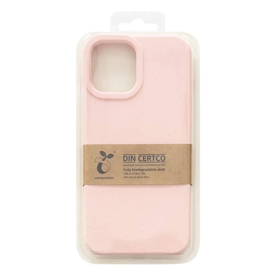 Eco Case etui iPhone 14 Pro silikonowy degradowalny pokrowiec różowe