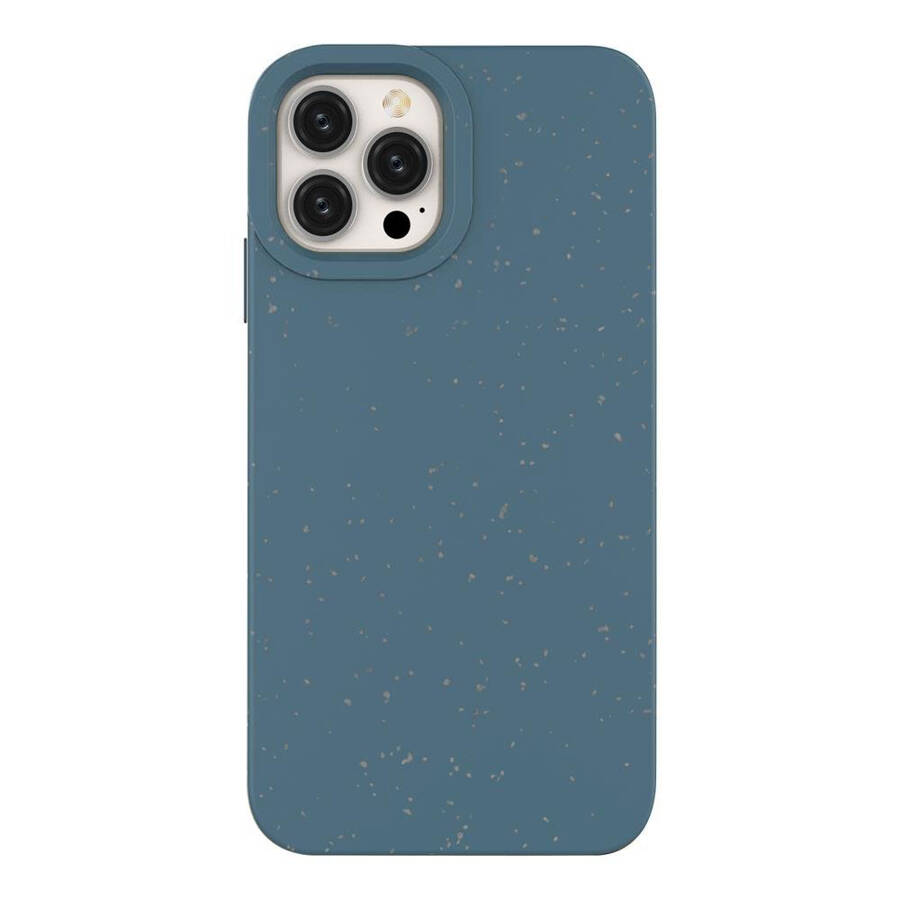 Eco Case etui iPhone 14 silikonowy degradowalny pokrowiec granatowe