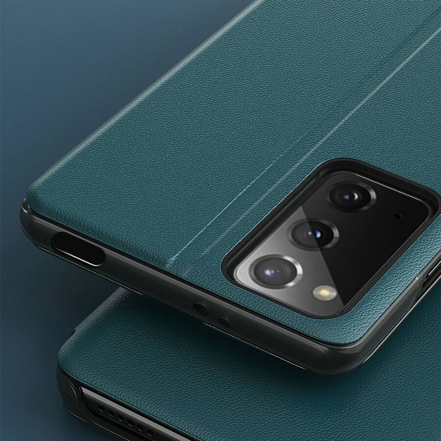 Eco Leather View Case elegancki futerał etui z klapką i funkcją podstawki Xiaomi Poco M3 / Xiaomi Redmi 9T czarny