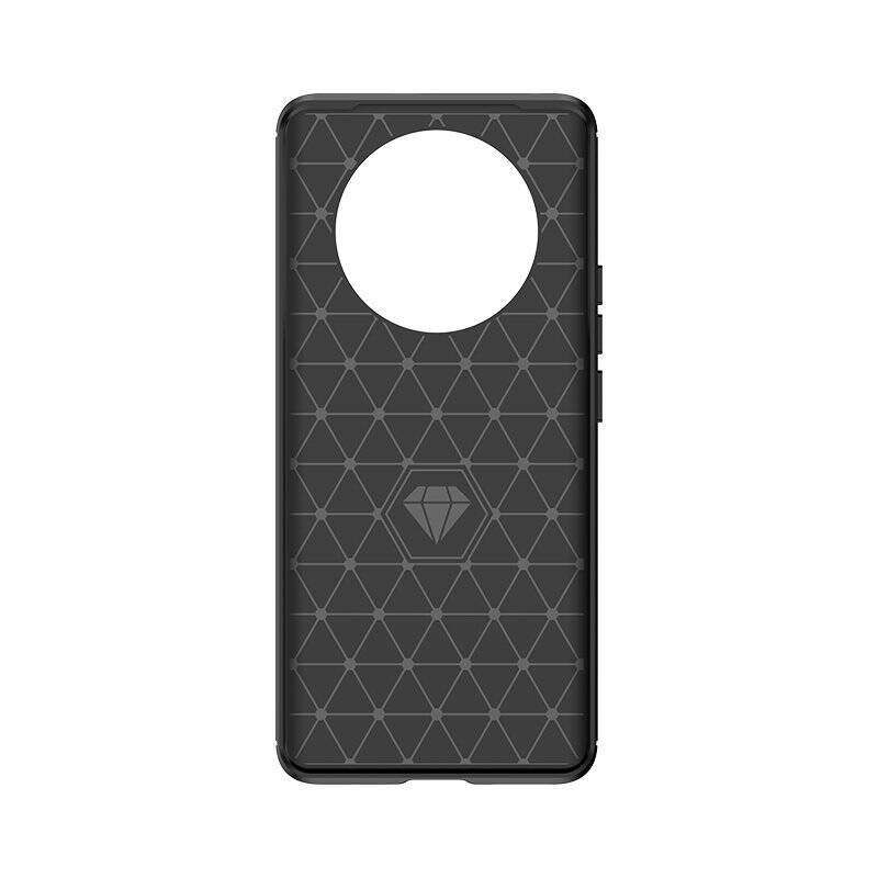 Elastyczne etui wzór karbon do Realme 11 Pro / 11 Pro+ Carbon Case - czarne