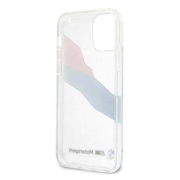 Etui BMW BMHCP12LSKTGT iPhone 12 Pro Max 6,7" transparent hardcase Motorsport Tricolor