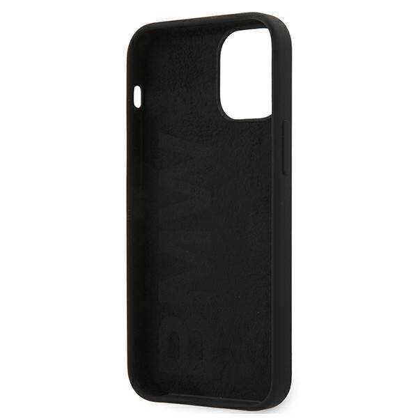 Etui BMW BMHCP12SSILBK iPhone 12 mini 5,4" czarny/black hardcase Silicone Signature