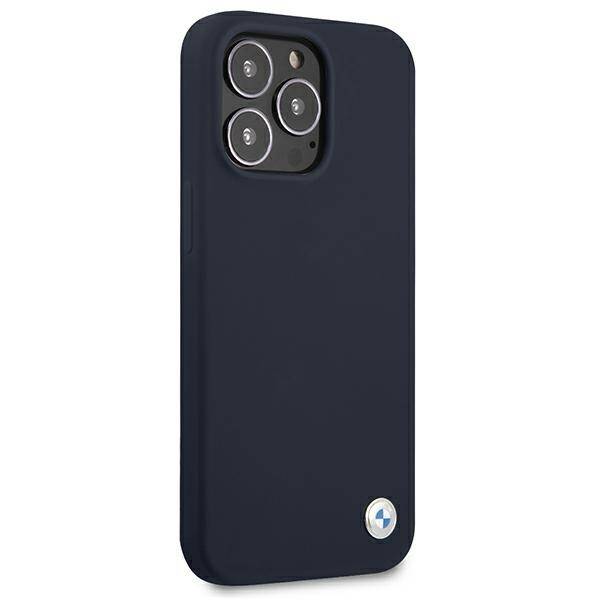 Etui BMW BMHCP13LSILNA iPhone 13 Pro /  13 6,1" granatowy/navy hardcase Silicone Signature