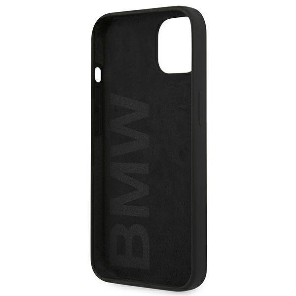 Etui BMW BMHCP13SSILBK iPhone 13 mini  5,4" czarny/black hardcase Silicone Signature