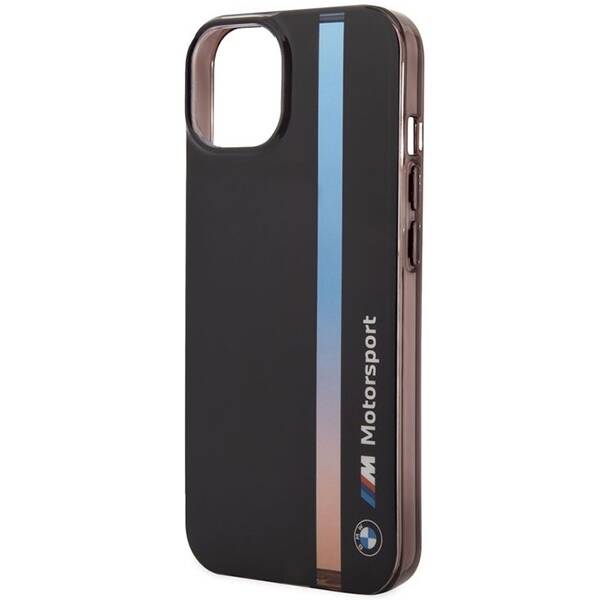 Etui BMW BMHCP14S22HVGV iPhone 14 / 15 / 13 6.1" czarny/black IML Tricolor Stripe