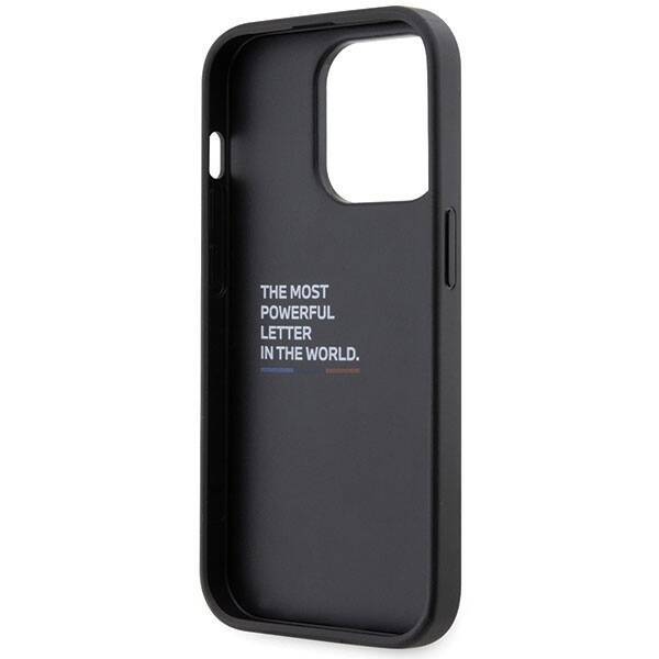 Etui BMW BMHCP14X22GSLK iPhone 14 Pro  Max 6.7" czarny/black hardcase Grip Hot Stamp