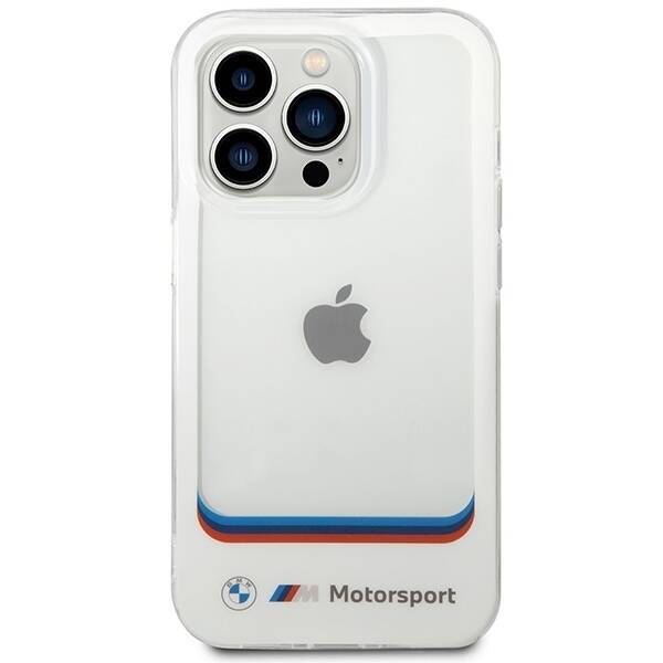 Etui BMW BMHCP14X22HMCH iPhone 14 Pro  Max 6,7" biały/white Transparent Center