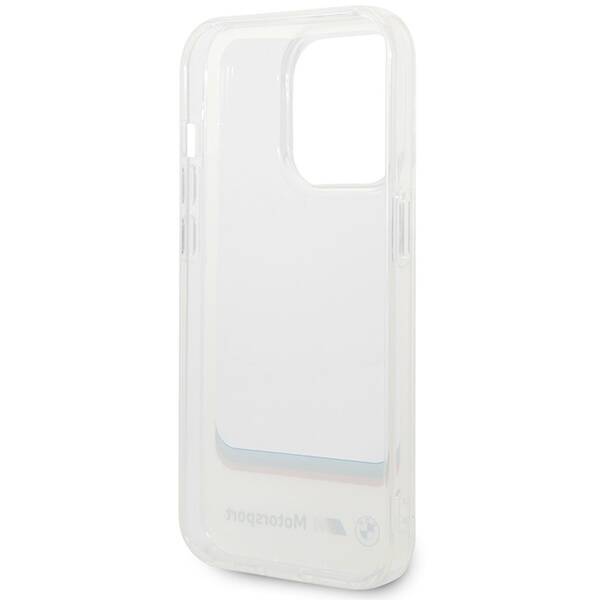 Etui BMW BMHCP14X22HMCH iPhone 14 Pro  Max 6,7" biały/white Transparent Center