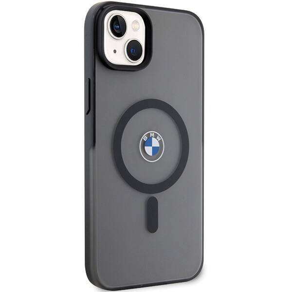 Etui BMW BMHMP14MDSLK iPhone 14 Plus / 15 Plus 6.7" czarny/black hardcase Signature MagSafe