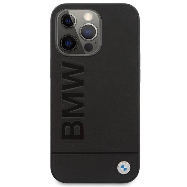 Etui BMW BMHMP14XSLLBK iPhone 14 Pro Max  6,7" czarny/black hardcase Signature Logo Imprint Magsafe