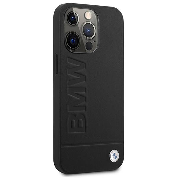 Etui BMW BMHMP14XSLLBK iPhone 14 Pro Max  6,7" czarny/black hardcase Signature Logo Imprint Magsafe