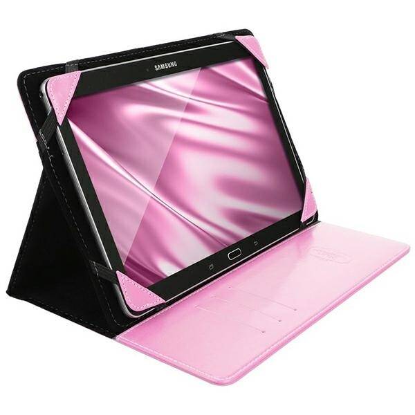 Etui Blun uniwersalne na tablet 12,4" UNT różowy/pink