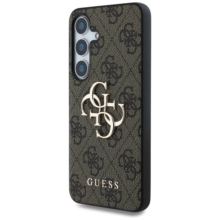 Etui Guess Big 4G Logo Classic Logo do    Samsung Galaxy S25 brązowy