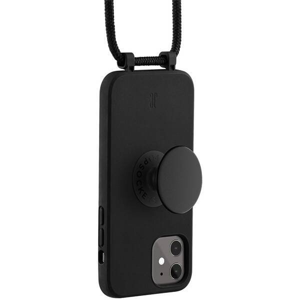 Etui JE PopGrip iPhone 11/Xr 6,1" czarny/black 30042 (Just Elegance)