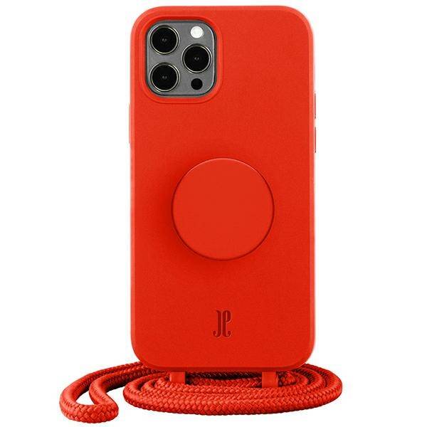 Etui JE PopGrip iPhone 12/12 Pro 6,1" czerwony/red 30034 (Just Elegance)