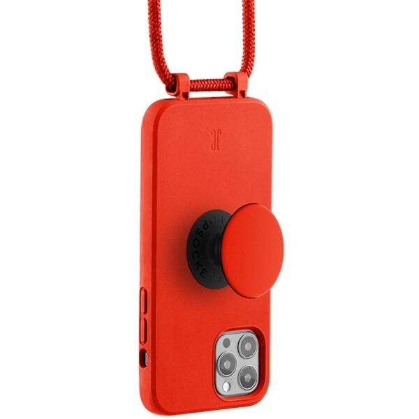 Etui JE PopGrip iPhone 12/12 Pro 6,1" czerwony/red 30034 (Just Elegance)