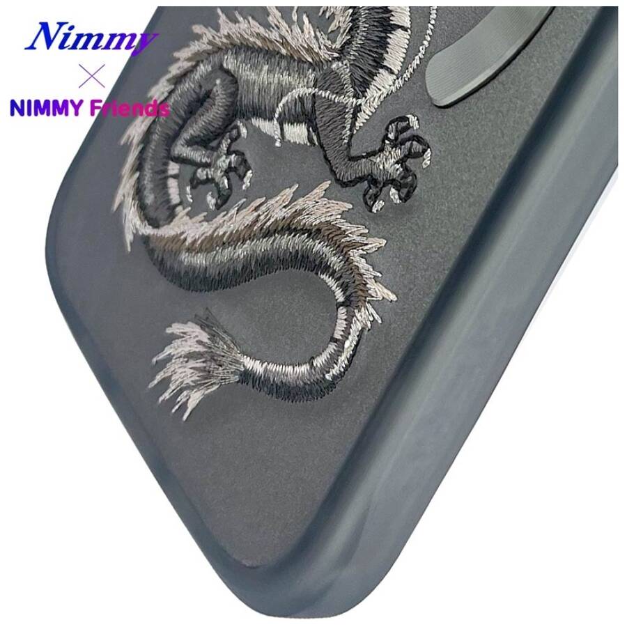 Etui Nimmy Dragon do iPhone 16 szary