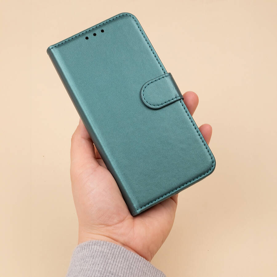 Etui Smart Classic do Xiaomi Redmi Note 13 Pro 4G / Poco M6 Pro ciemnozielone