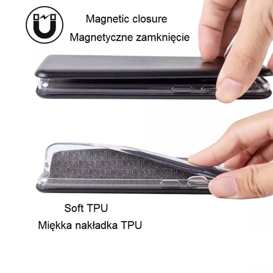 Etui Smart Diva do Realme 9 różowo-złote