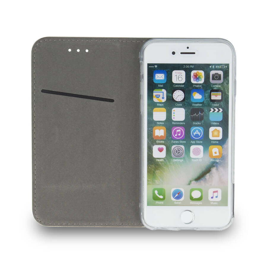 Etui Smart Magnetic do iPhone 15 6,1&quot; burgundowe