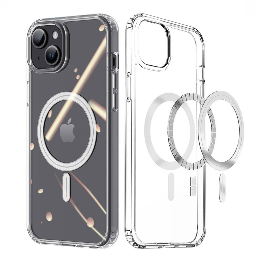 Etui do iPhone 15 Plus z MagSafe Dux Ducis Clin - przezroczyste