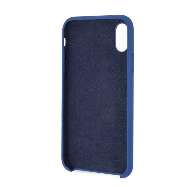 Etui hardcase BMW BMHCPXMSILNA iPhone X /Xs niebieski/navy Silicone M Collection