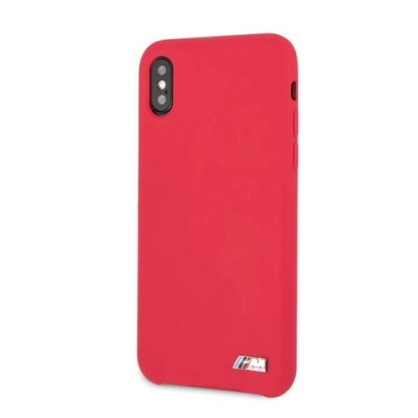 Etui hardcase BMW BMHCPXMSILRE iPhone X /Xs czerwony/red Silicone M Collection