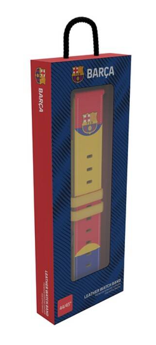 FC Barcelona Apple Watch Band Real Leather 44/45" OCFCBAWBMF45 MF