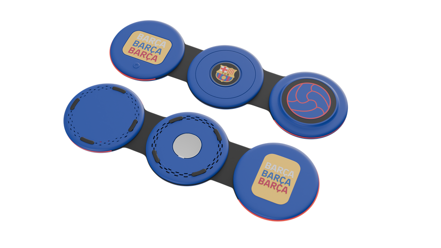 FC Barcelona WC-3 3-in-1 OCFCBWC3BL Wireless Charger