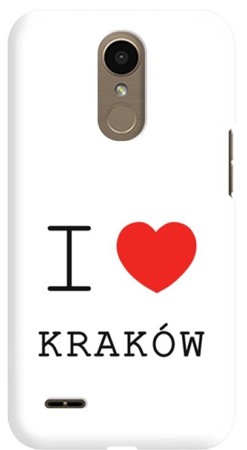 FUNNY CASE ETUI NADRUK I LOVE KRAKÓW LG K10 2017