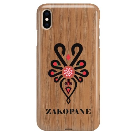 FUNNY CASE ETUI NADRUK PARZENICA NA DREWNIE IPHONE XS MAX