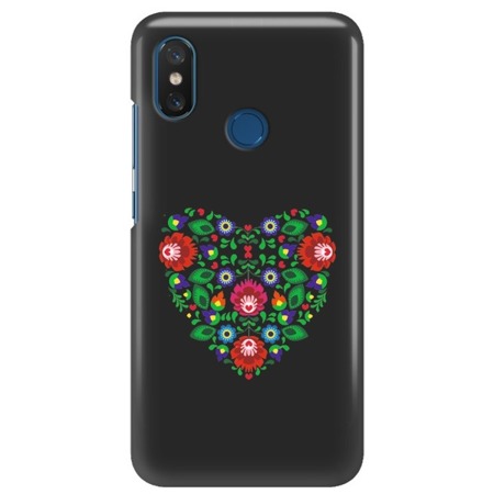 FUNNY CASE ETUI NADRUK SERCE CZARNE XIAOMI MI 8