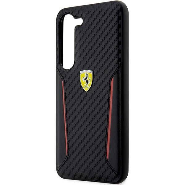 Ferrari FEHCS23MNPYK S23+ S916  czarny/black hardcase Carbon Contrast Edges